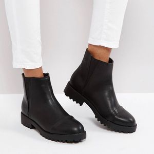 ASOS FLAT CHELSEA ANKLE BOOTS